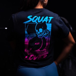 Crop Top Squat Lover Negro...