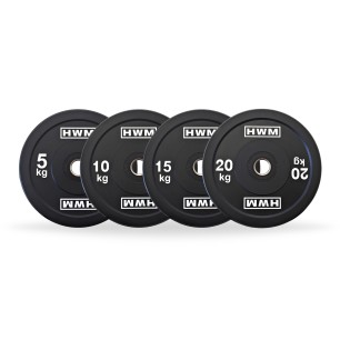 Pack 100kg Bumper Plates | HWM