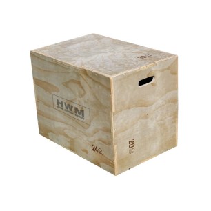 Cajón Pliométrico de Madera...