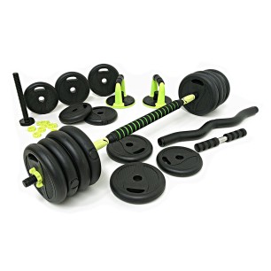 Set 30kg Mancuernas Eco +...