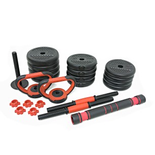 Set 30kg Mancuernas Eco +...