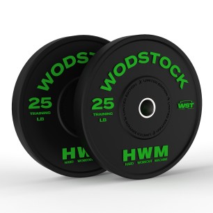 Bumper Plates 25lb Wodstock...