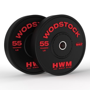 Bumper Plates 55lb Wodstock...